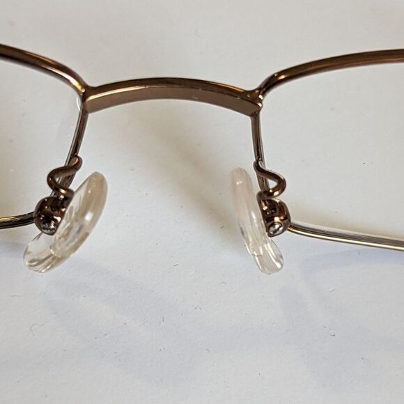 FENDI NWOB Women's Gold & Bronze Brown Logo Eyeglasses Fendi optical frames - Picture 8 of 15